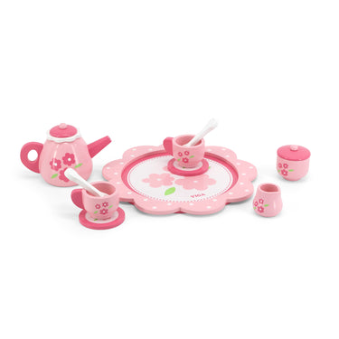 Wooden Tea Set